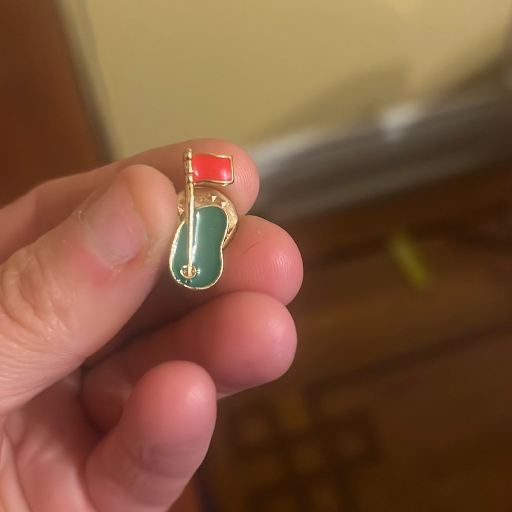 Vintage Hole in one golf pin.
